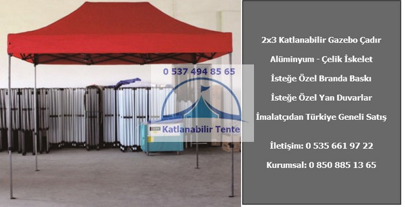 2x3 Katlanabilir Tente