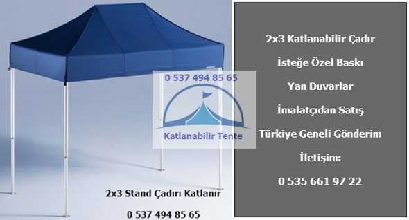 2x3 Katlanabilir Tente